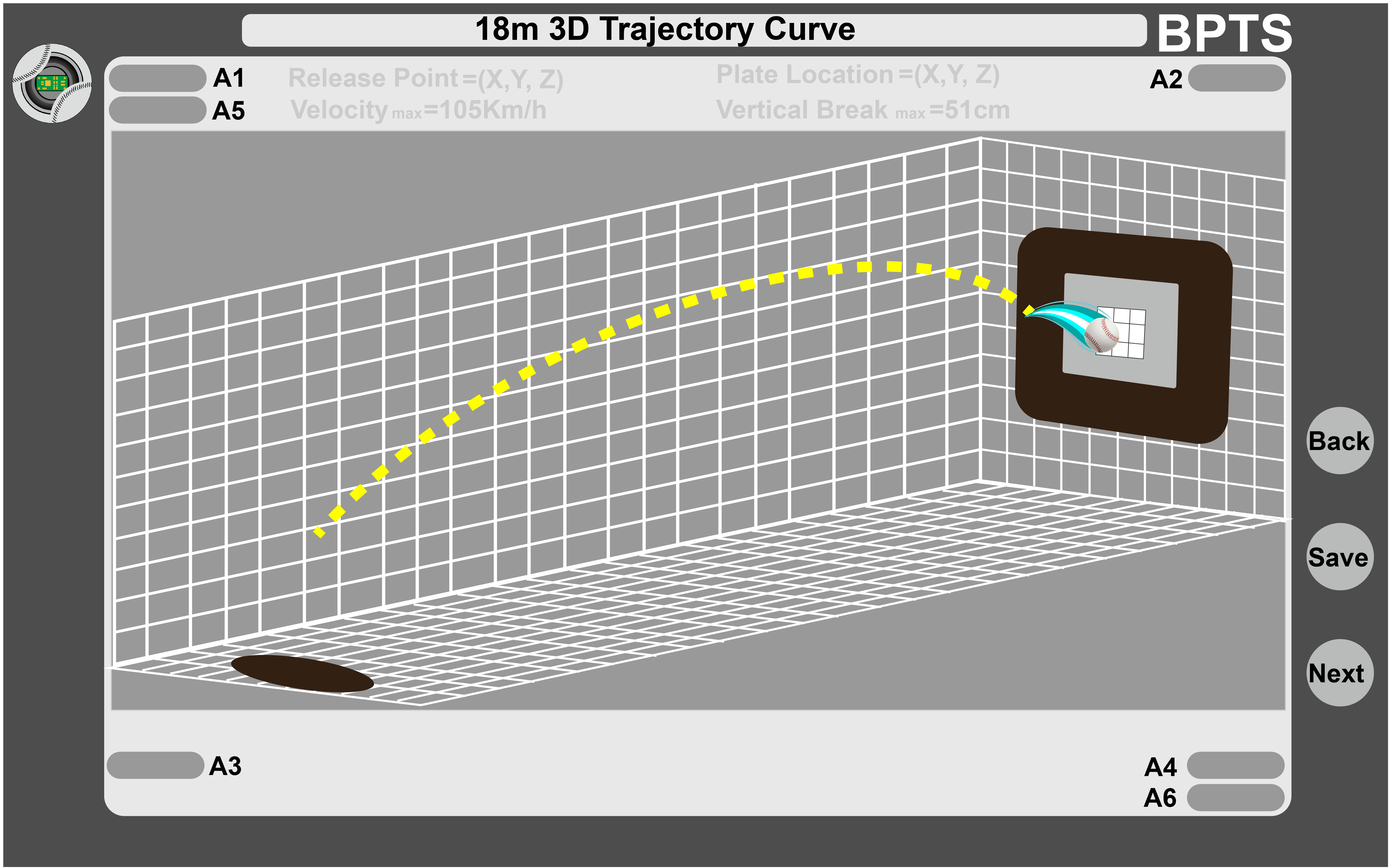 UWB 3D 軌跡分析介面
